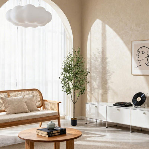 Lifelike Olive Tree Decor