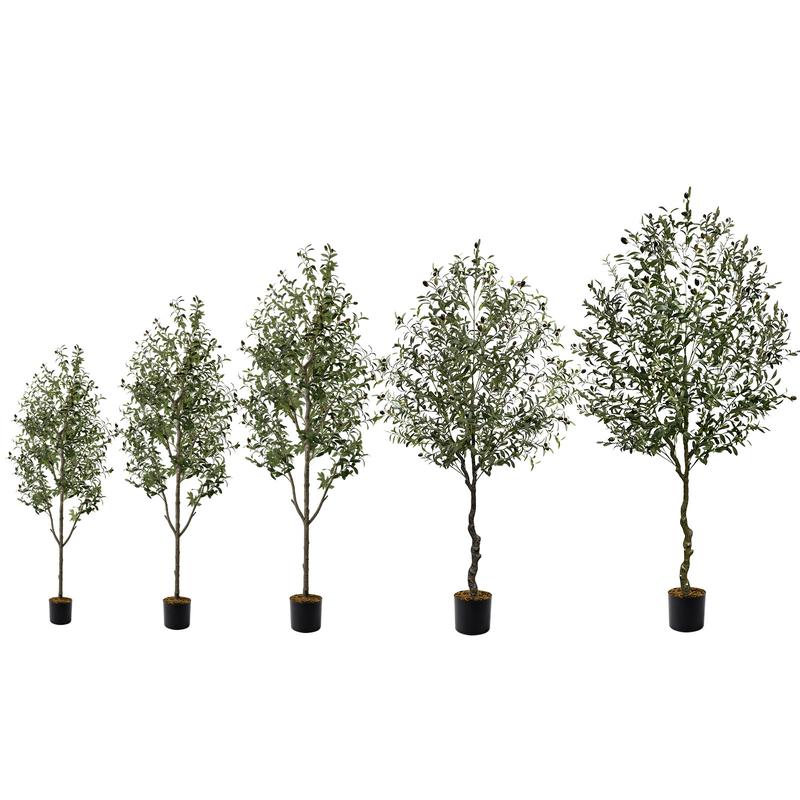 Lifelike Olive Tree Decor