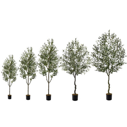 Lifelike Olive Tree Decor