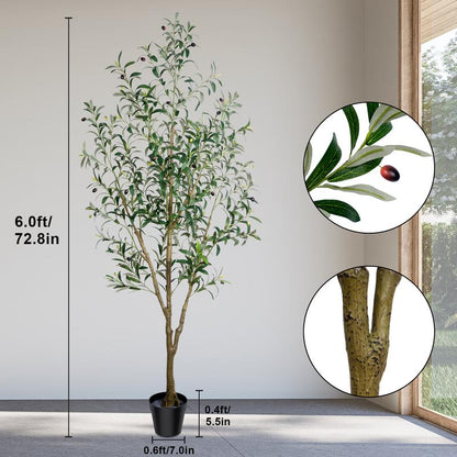 Realistic Olive Tree Decor